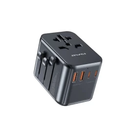 Multifunctional Travel Adapter 35W Fast Charging Universal Charger Awei C-39