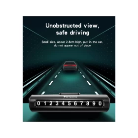 لوحة أرقام مواقف السيارات المؤقتة